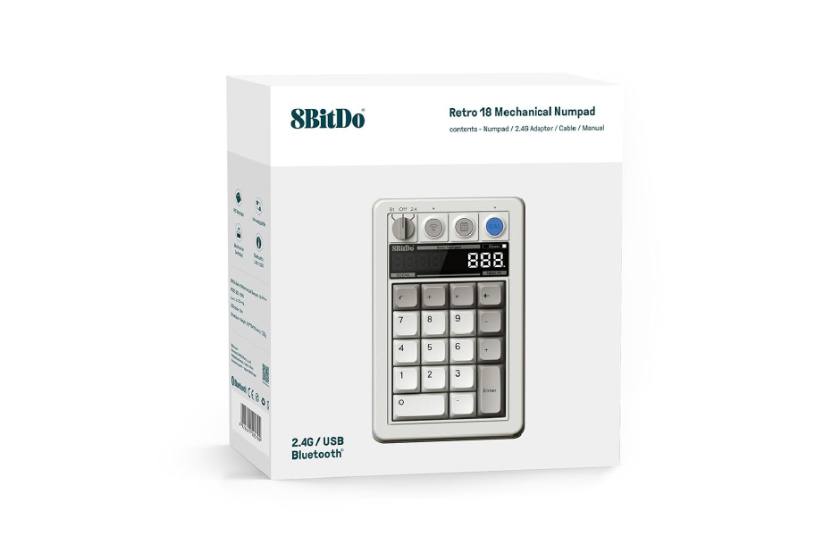8BitDo Retro 18 Mechanical Numpad - M Edition